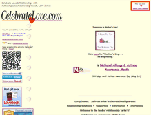 Tablet Screenshot of celebratelove.com